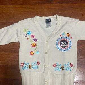 Disney Coco Embroidered Cardigan